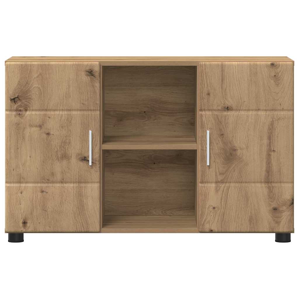 Kreveta s policom FLORIN Umjetnički hrast 88,5 x 30,5 x 55,5 cm