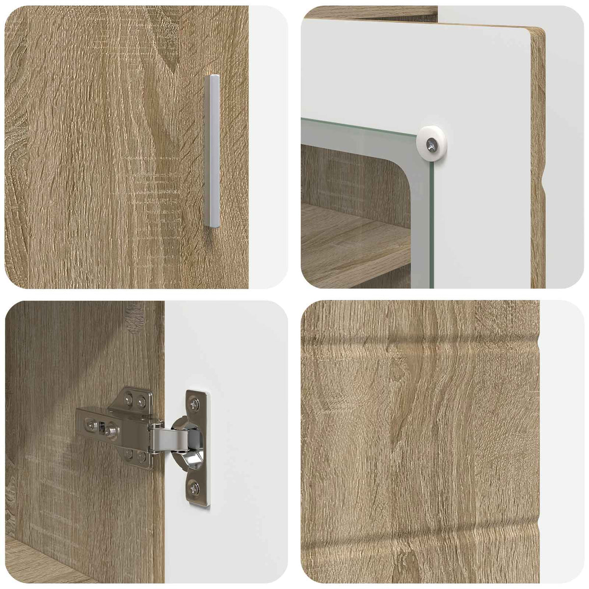 Drveni ormar Sonoma hrast 88,5 x 30,5 x 73 cm Konstruirano drvo