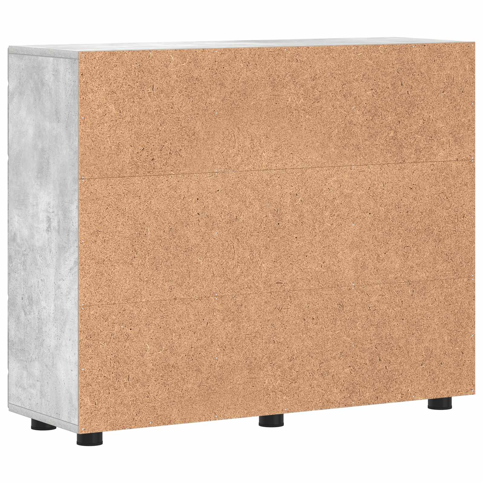 Drveni ormar s pohranom Betonski sivi 88,5 x 30,5 x 73 cm