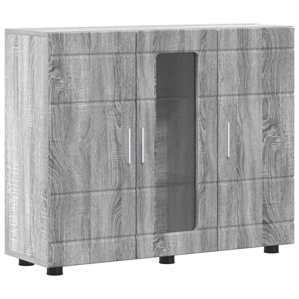 Drveni ormar Siva Sonoma 88,5 x 30,5 x 73 cm Konstruirano drvo