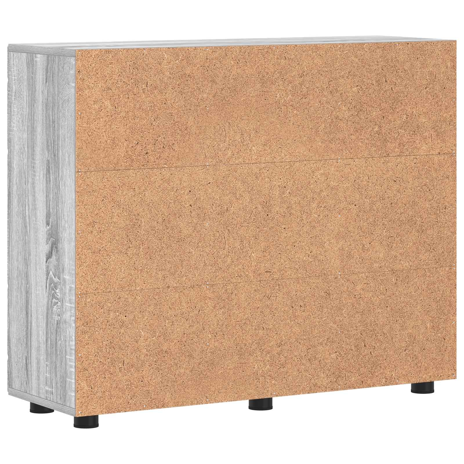 Drveni ormar Siva Sonoma 88,5 x 30,5 x 73 cm Konstruirano drvo