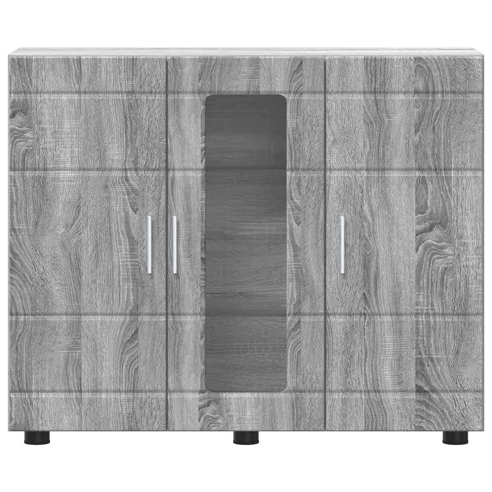 Drveni ormar Siva Sonoma 88,5 x 30,5 x 73 cm Konstruirano drvo