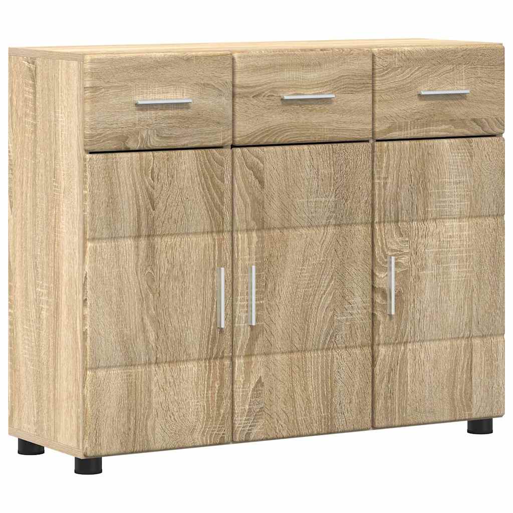 Kreveta s policom FLORIN Sonoma hrast 88,5 x 30,5 x 73 cm