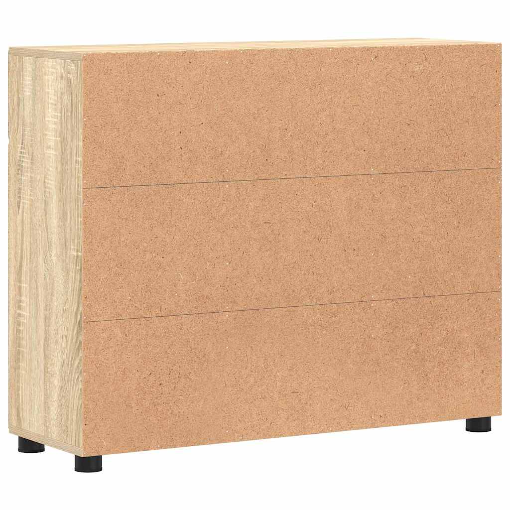 Kreveta s policom FLORIN Sonoma hrast 88,5 x 30,5 x 73 cm