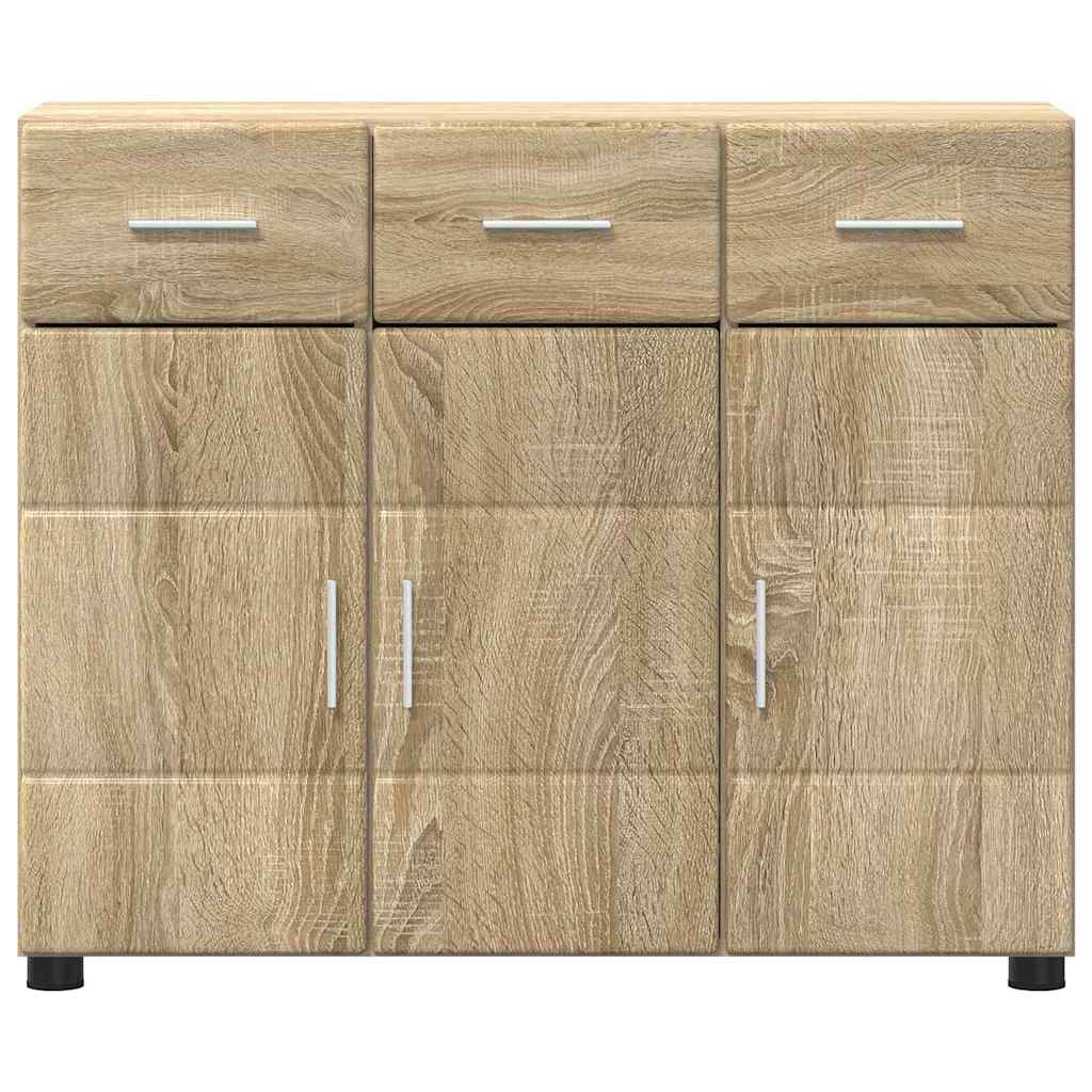 Kreveta s policom FLORIN Sonoma hrast 88,5 x 30,5 x 73 cm