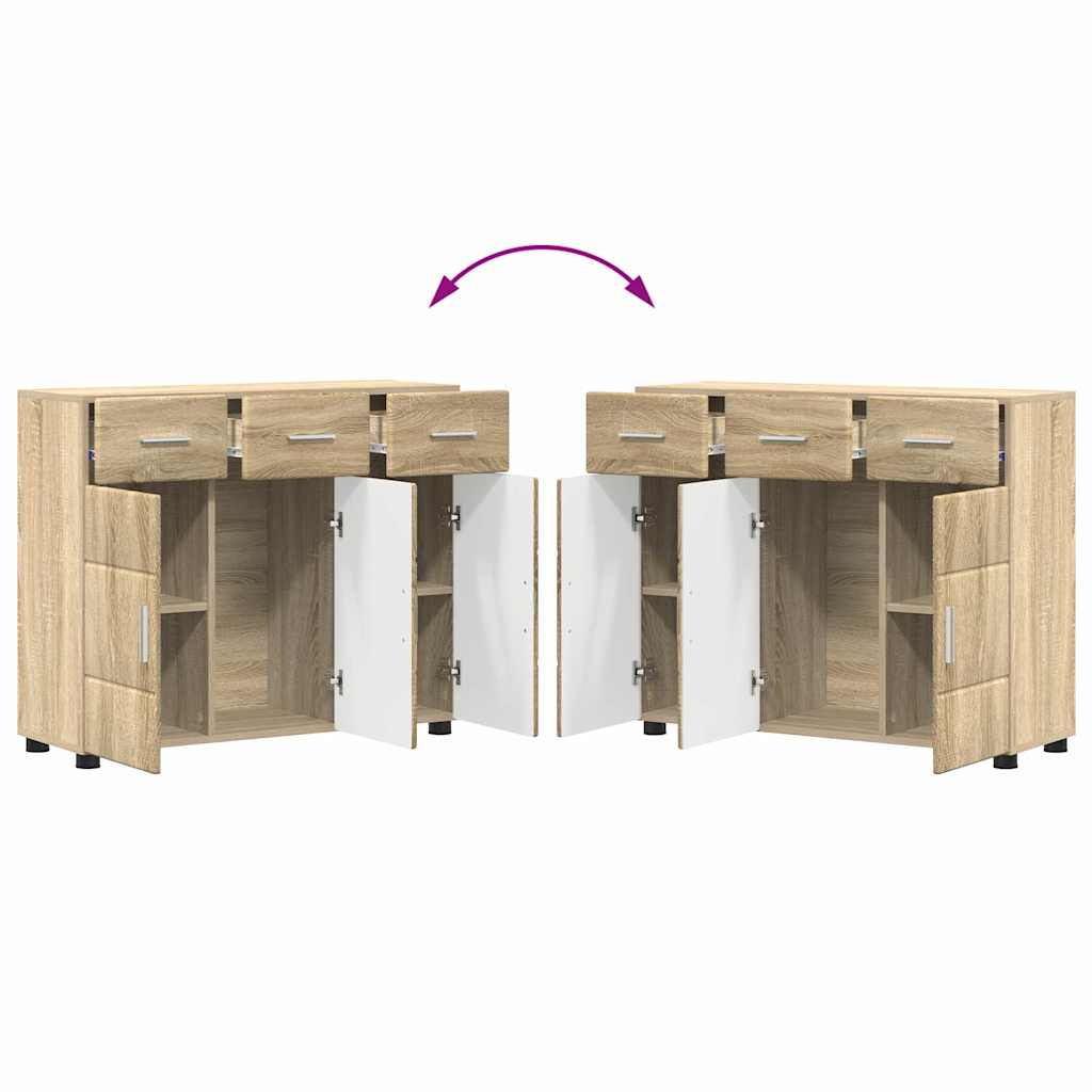 Kreveta s policom FLORIN Sonoma hrast 88,5 x 30,5 x 73 cm