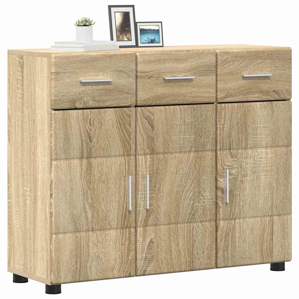 Kreveta s policom FLORIN Sonoma hrast 88,5 x 30,5 x 73 cm