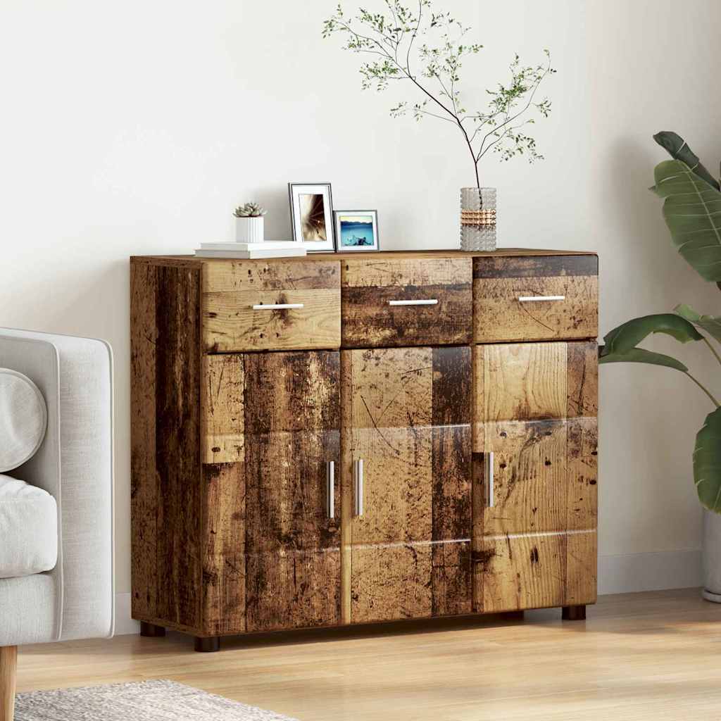 Kreveta FLORIN Staro drvo 88,5 x 30,5 x 73 cm Konstruirano drvo