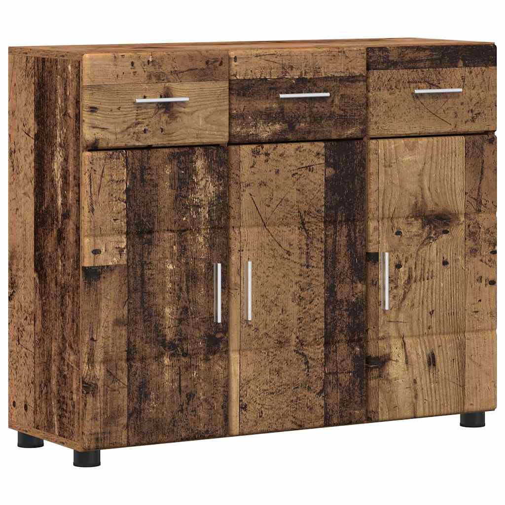 Kreveta FLORIN Staro drvo 88,5 x 30,5 x 73 cm Konstruirano drvo