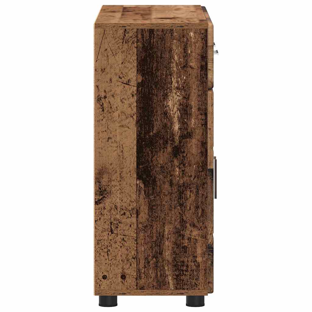 Kreveta FLORIN Staro drvo 88,5 x 30,5 x 73 cm Konstruirano drvo