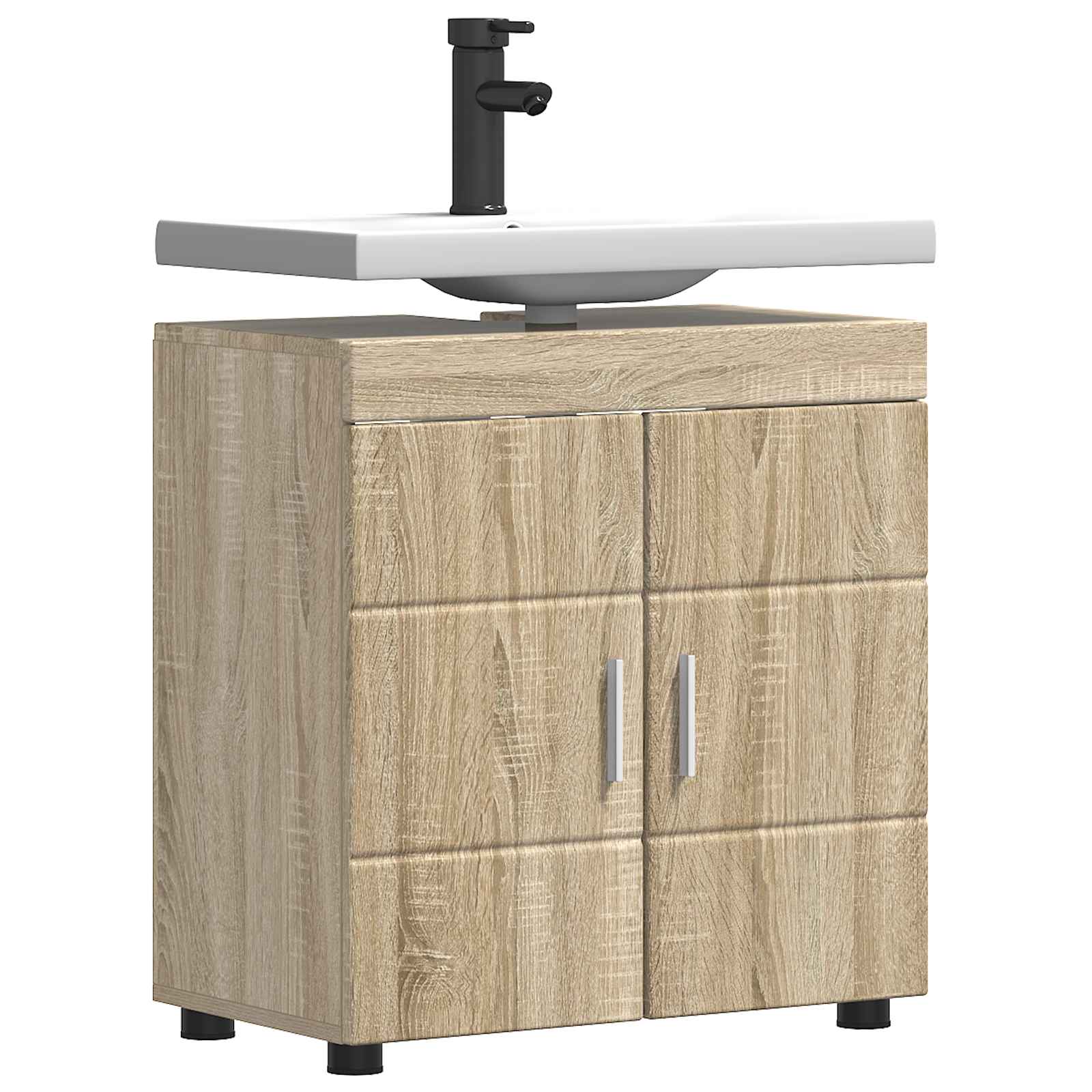 Set ormarića za kupaonicu TULUM Sonoma hrast 60 x 34 x 63 cm