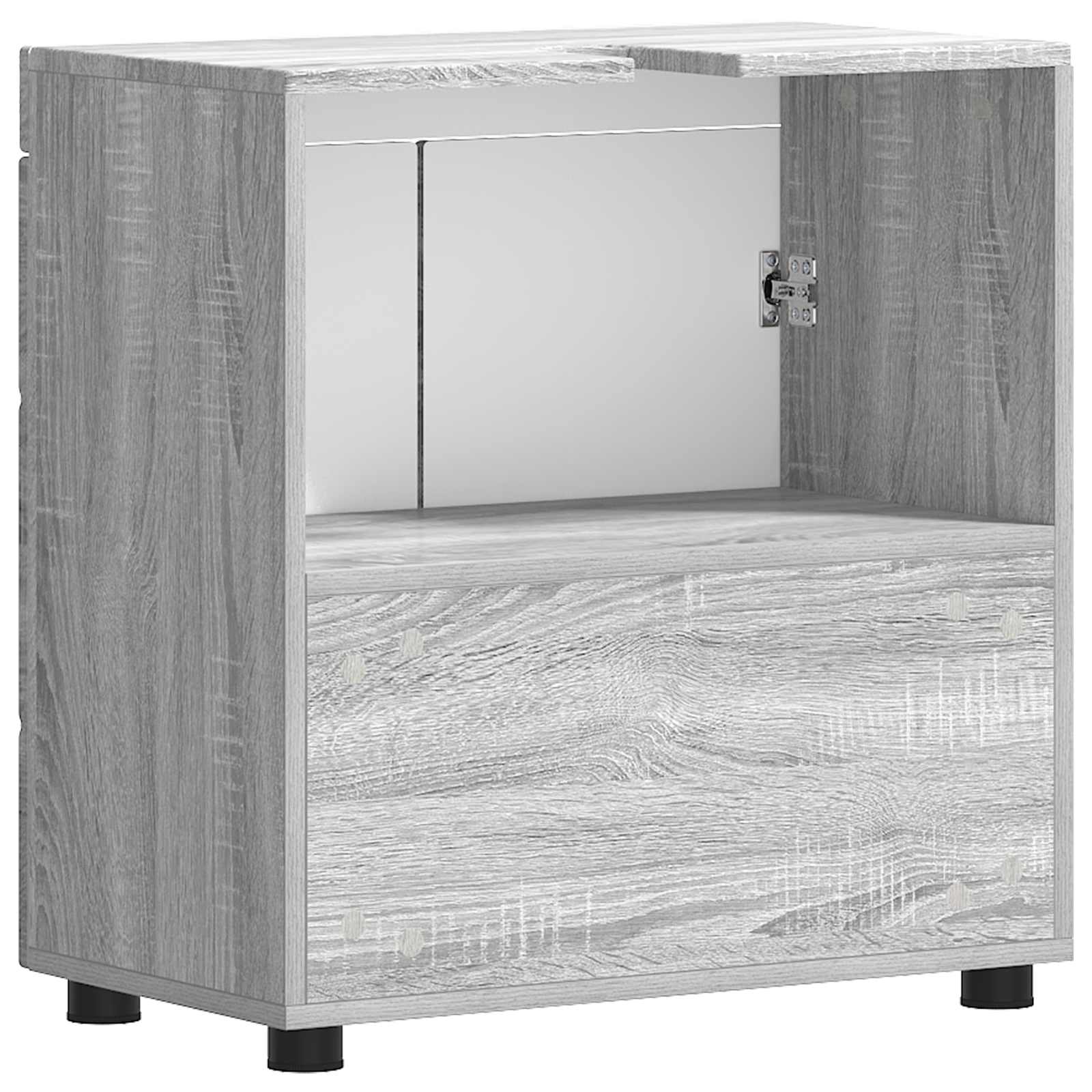 Set ormarića za kupaonicu TULUM Siva Sonoma 60 x 34 x 63 cm