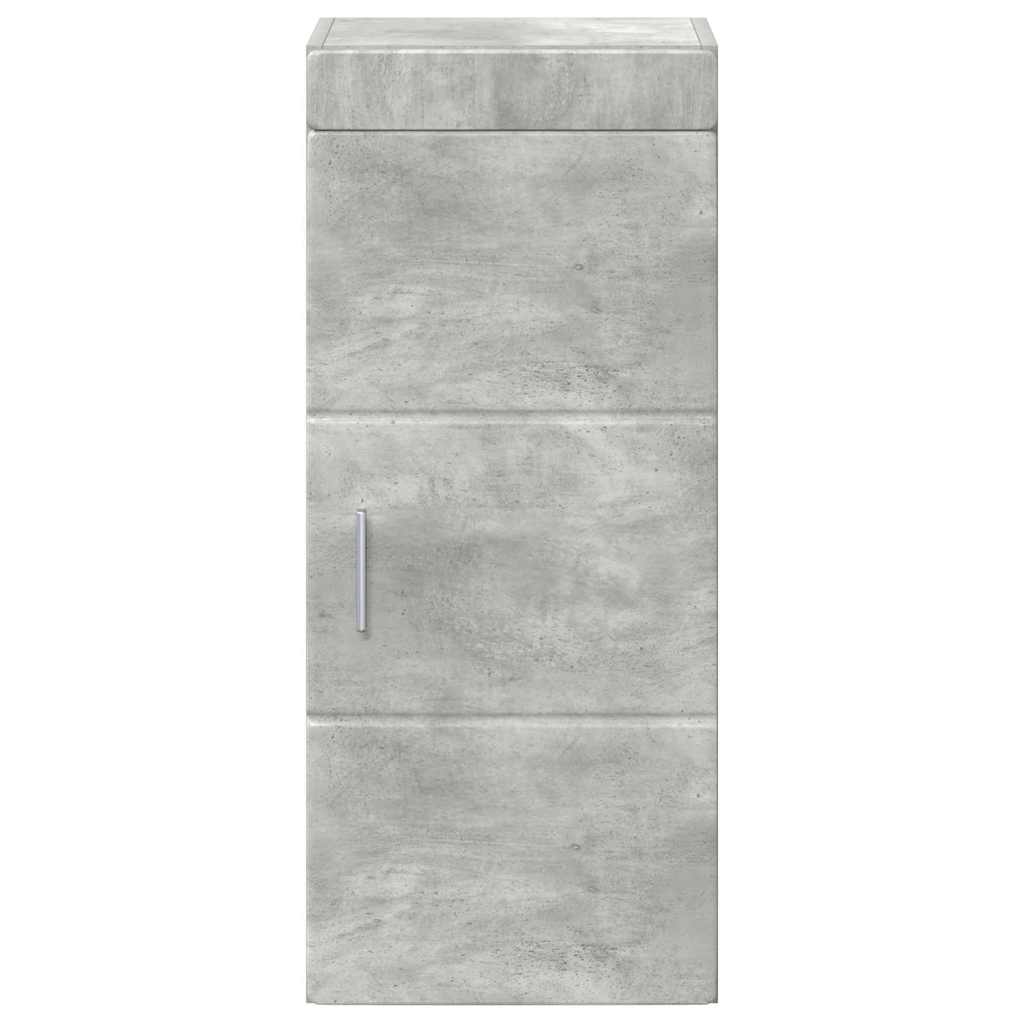Kupaonski zidni ormarić TULUM Betonski sivi 37 x 24,5 x 86 cm