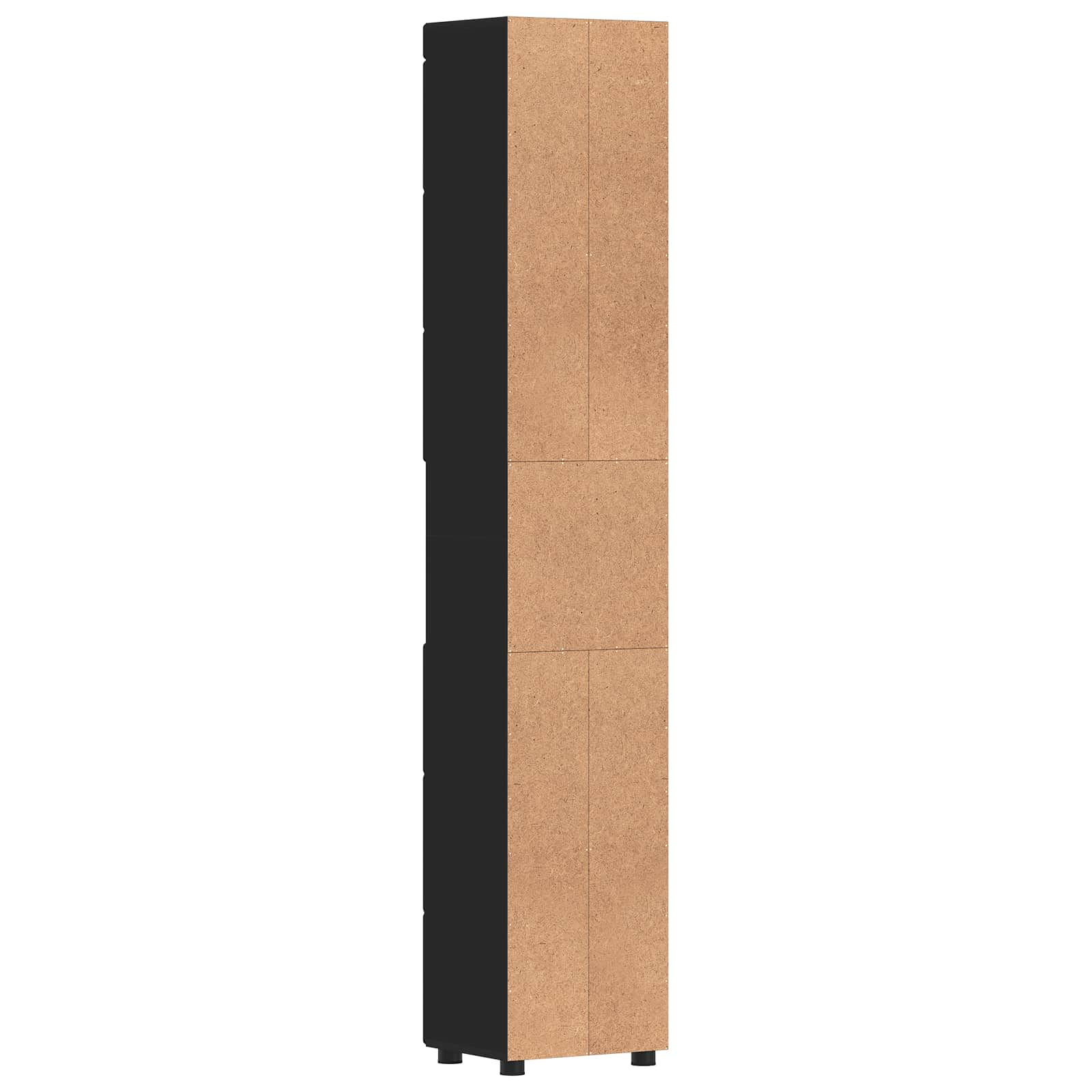 Set ormarića za kupaonicu TULUM Crna 37 x 31,5 x 203 cm