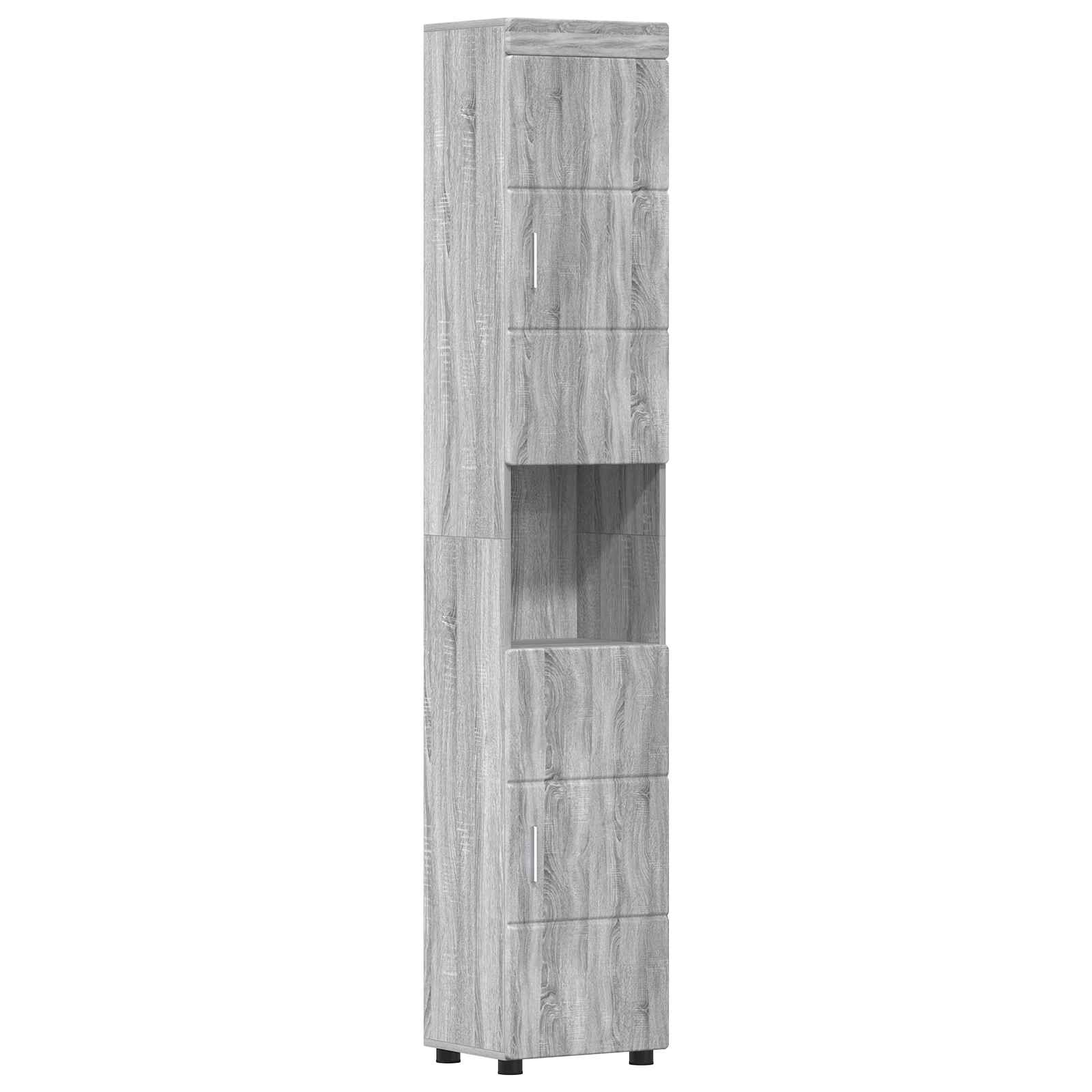 Set ormarića za kupaonicu TULUM Siva Sonoma 37 x 31,5 x 203 cm