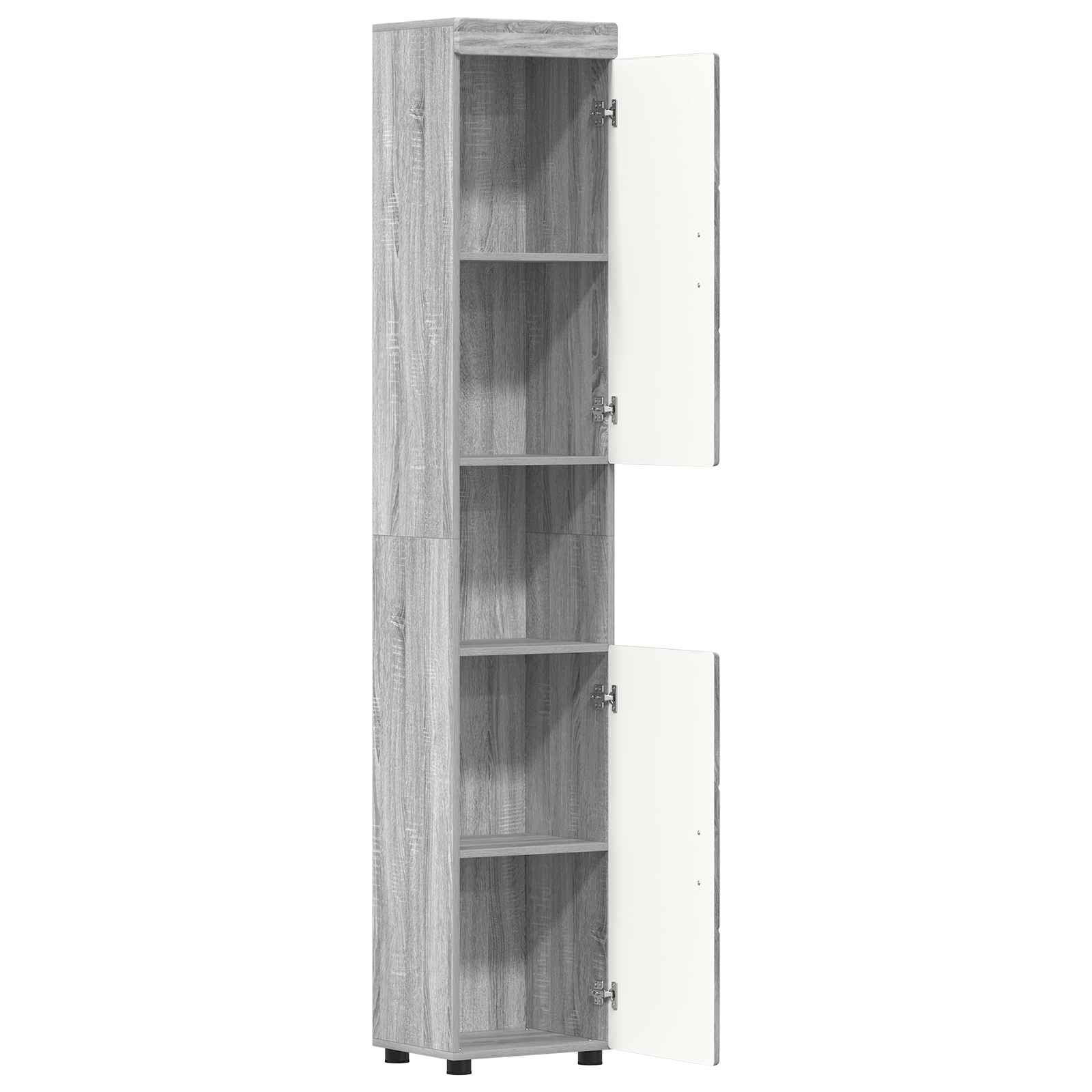 Set ormarića za kupaonicu TULUM Siva Sonoma 37 x 31,5 x 203 cm