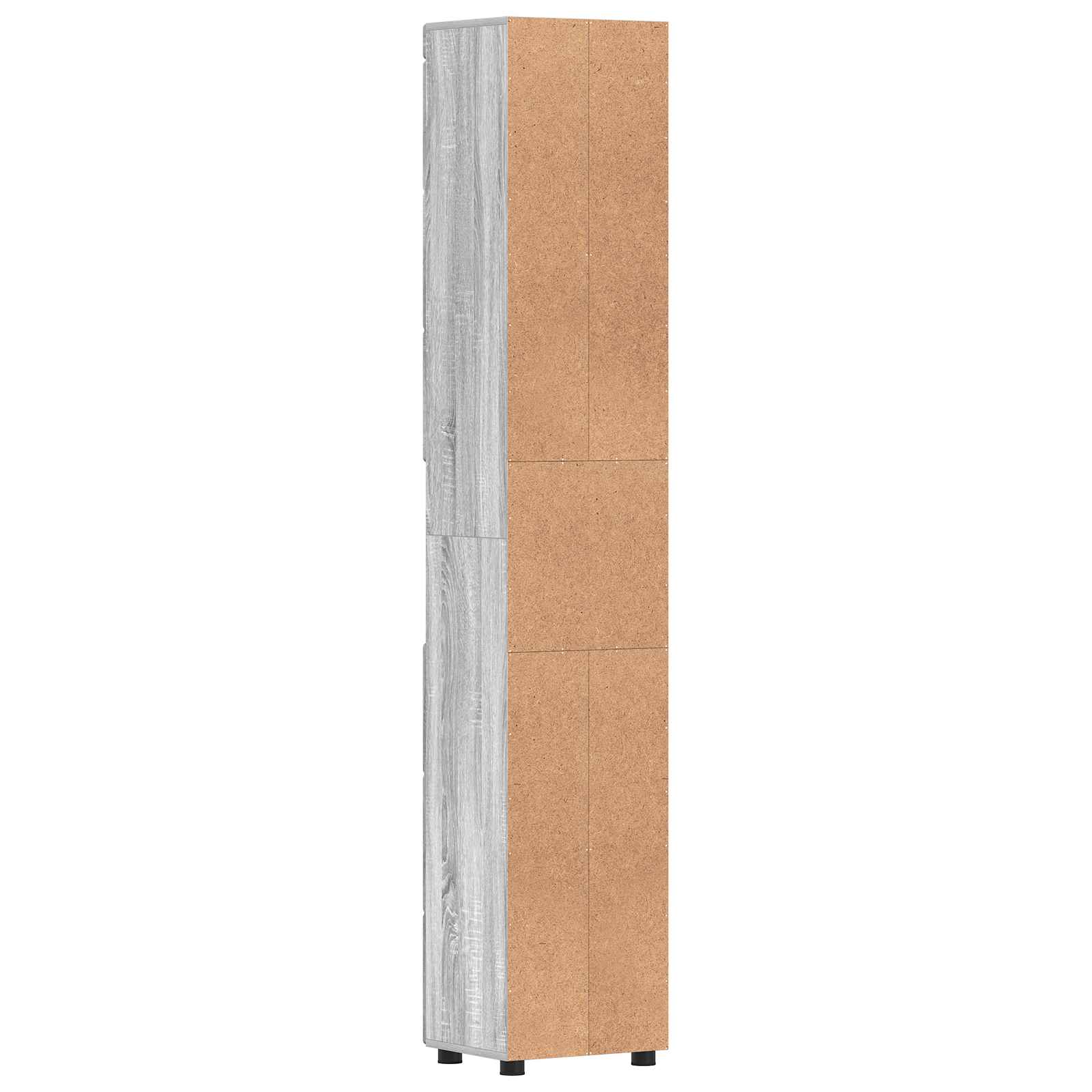 Set ormarića za kupaonicu TULUM Siva Sonoma 37 x 31,5 x 203 cm