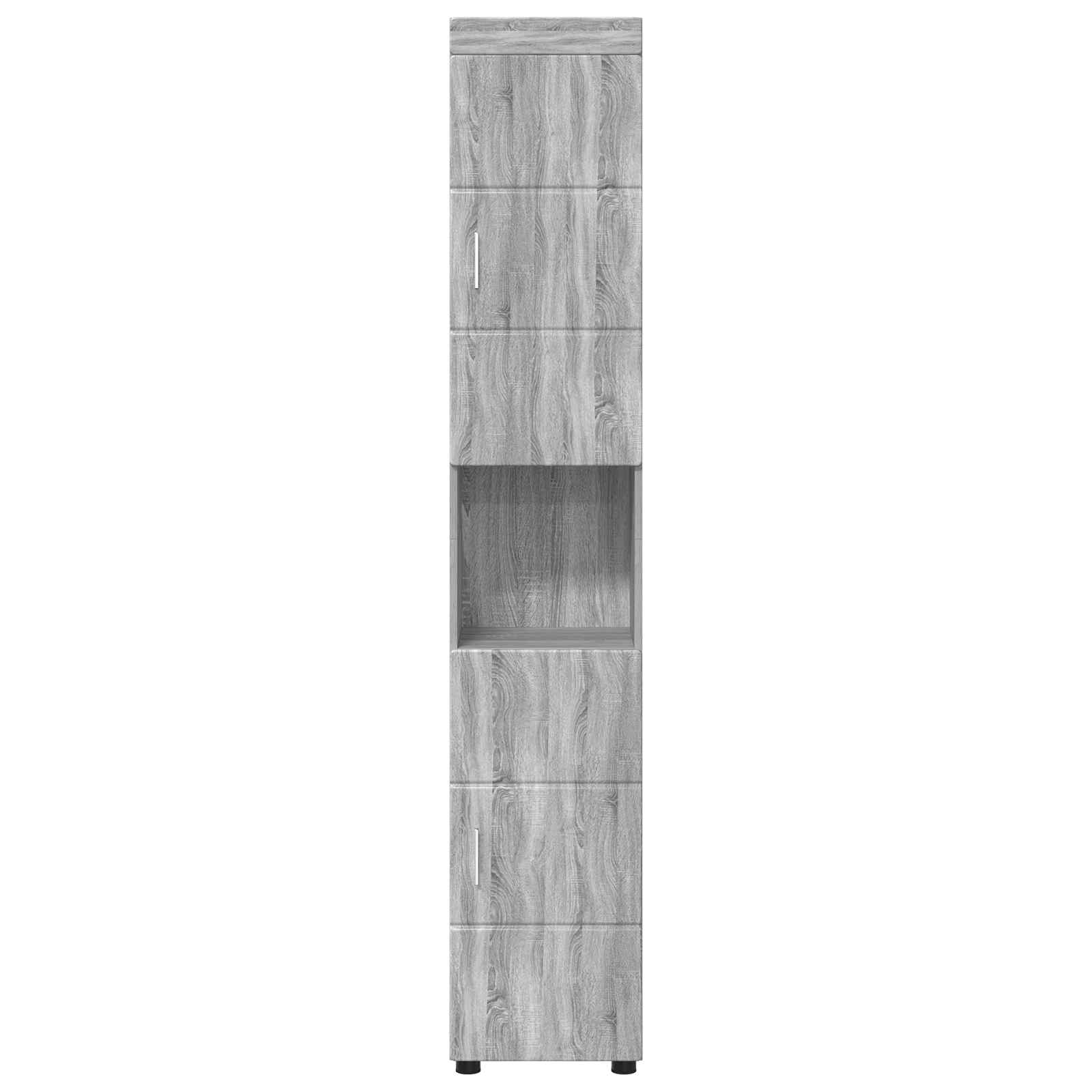 Set ormarića za kupaonicu TULUM Siva Sonoma 37 x 31,5 x 203 cm