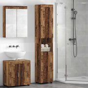 Set ormarića za kupaonicu TULUM Staro drvo 37 x 31,5 x 203 cm