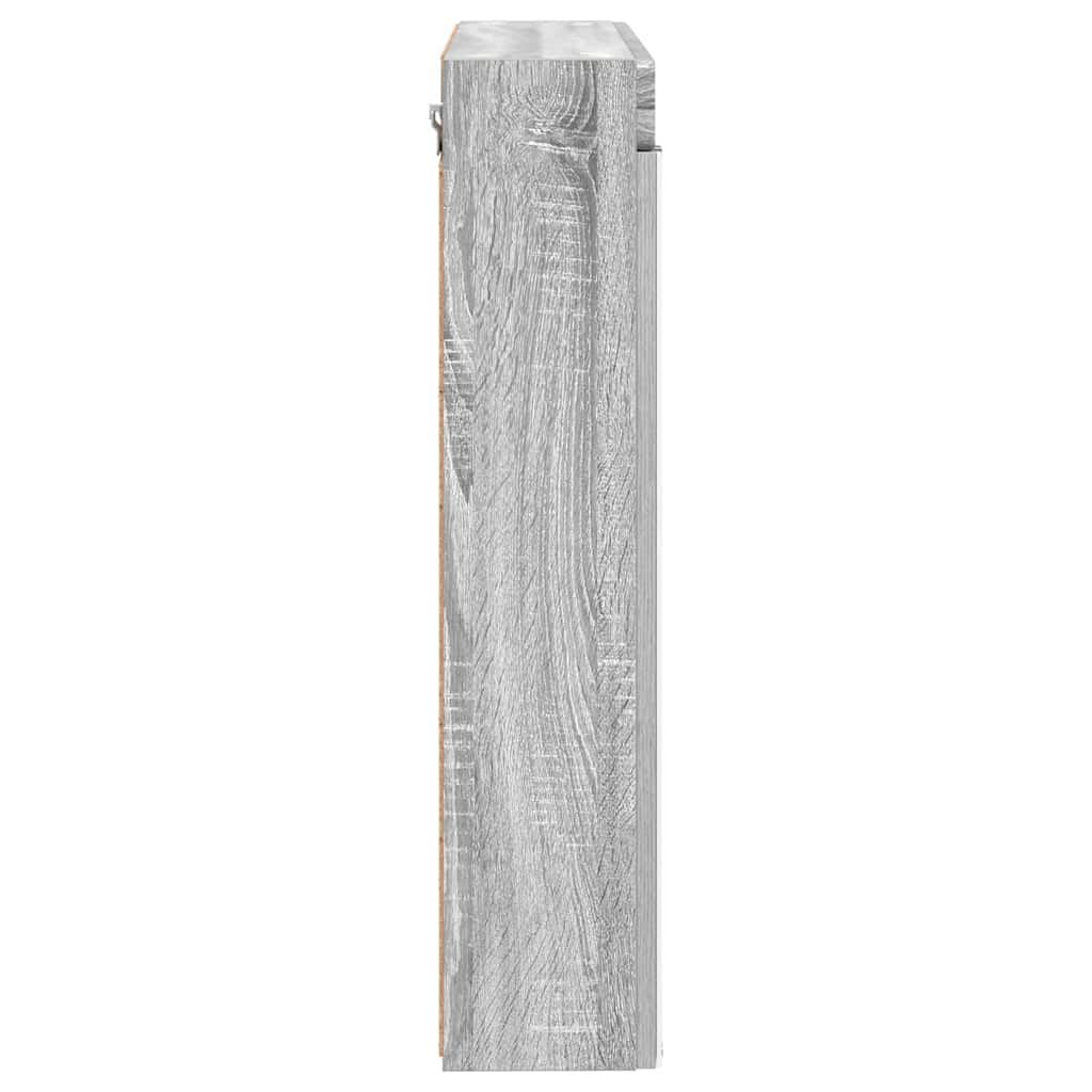 Kupaonski ormar s ogledalom TULUM Siva Sonoma 60 x 16,5 x 78 cm
