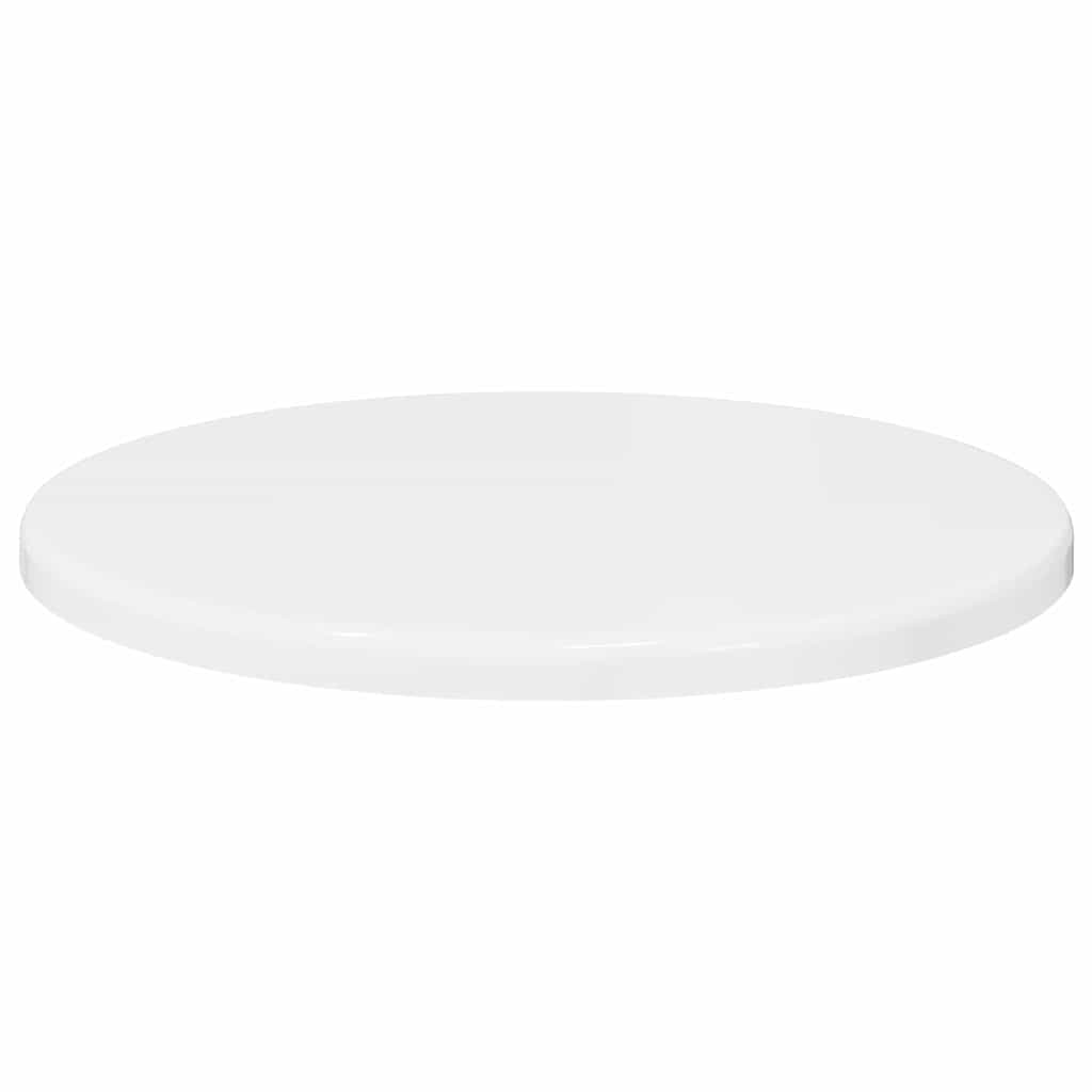 Gornji dio stola Visoko sjajno bijela Ø 30 x 1,5 cm