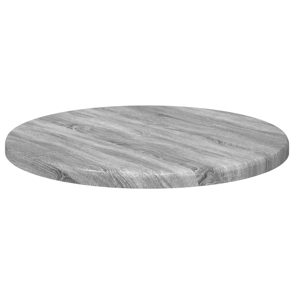 Gornji dio stola Siva Sonoma Ø 30 x 1,5 cm Konstruirano drvo