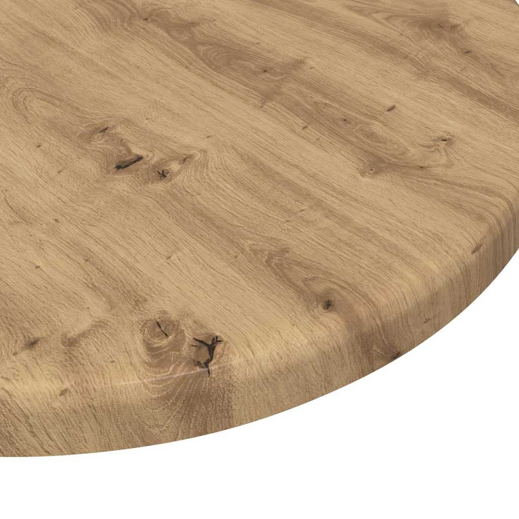 Gornji dio stola hrast artisan Ø 30 x 1,5 cm Konstruirano drvo