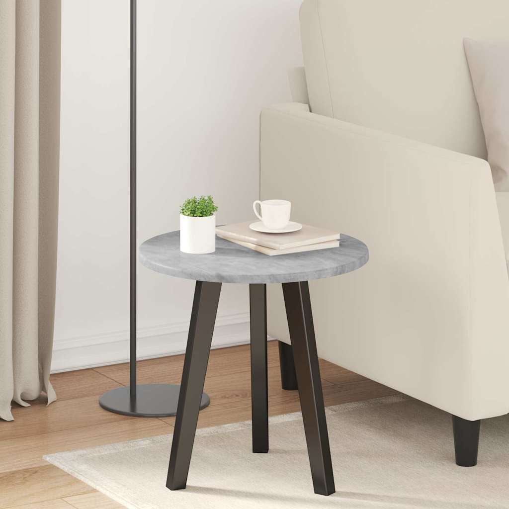 Gornji dio stola Beton siva Ø 40 x 1,5 cm Konstruirano drvo