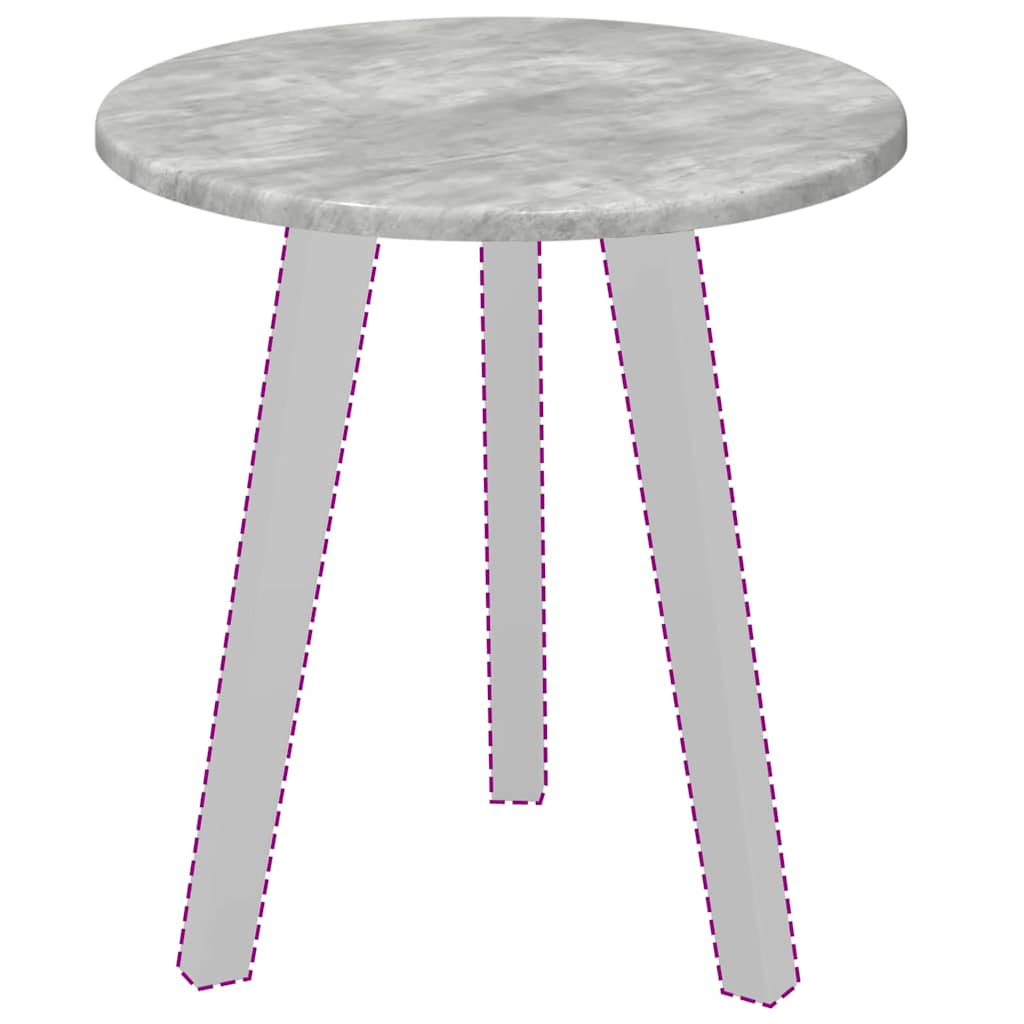 Gornji dio stola Beton siva Ø 40 x 1,5 cm Konstruirano drvo