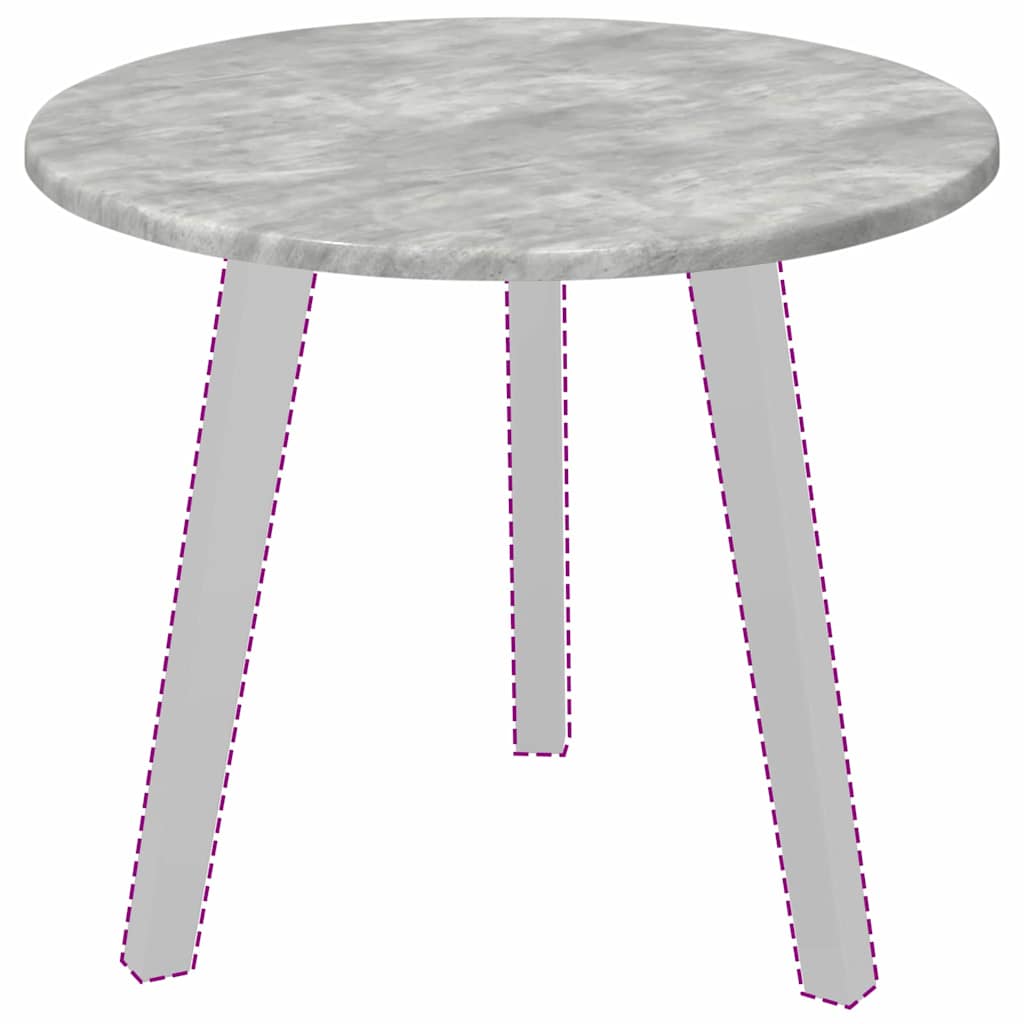 Gornji dio stola Beton siva Ø 50 x 1,5 cm Konstruirano drvo