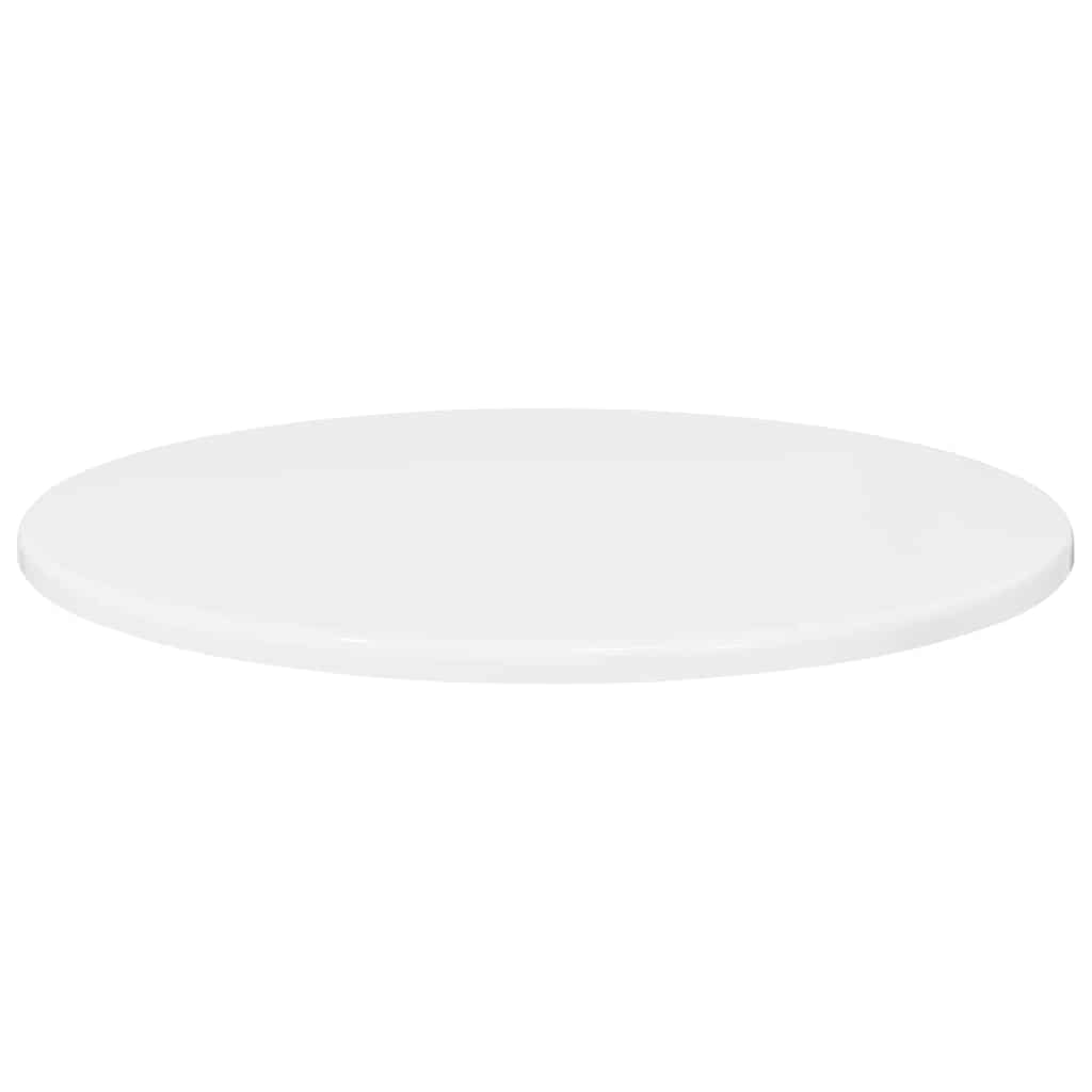 Gornji dio stola Visoko sjajno bijela Ø 50 x 1,5 cm