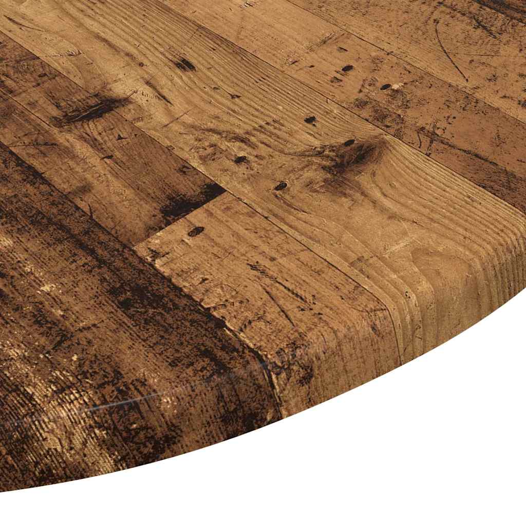 Gornji dio stola Staro drvo Ø 50 x 1,5 cm Konstruirano drvo