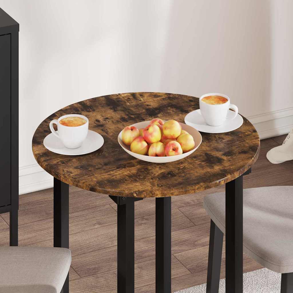 Gornji dio stola Dimljeni hrast Ø 60 x 1,5 cm Konstruirano drvo