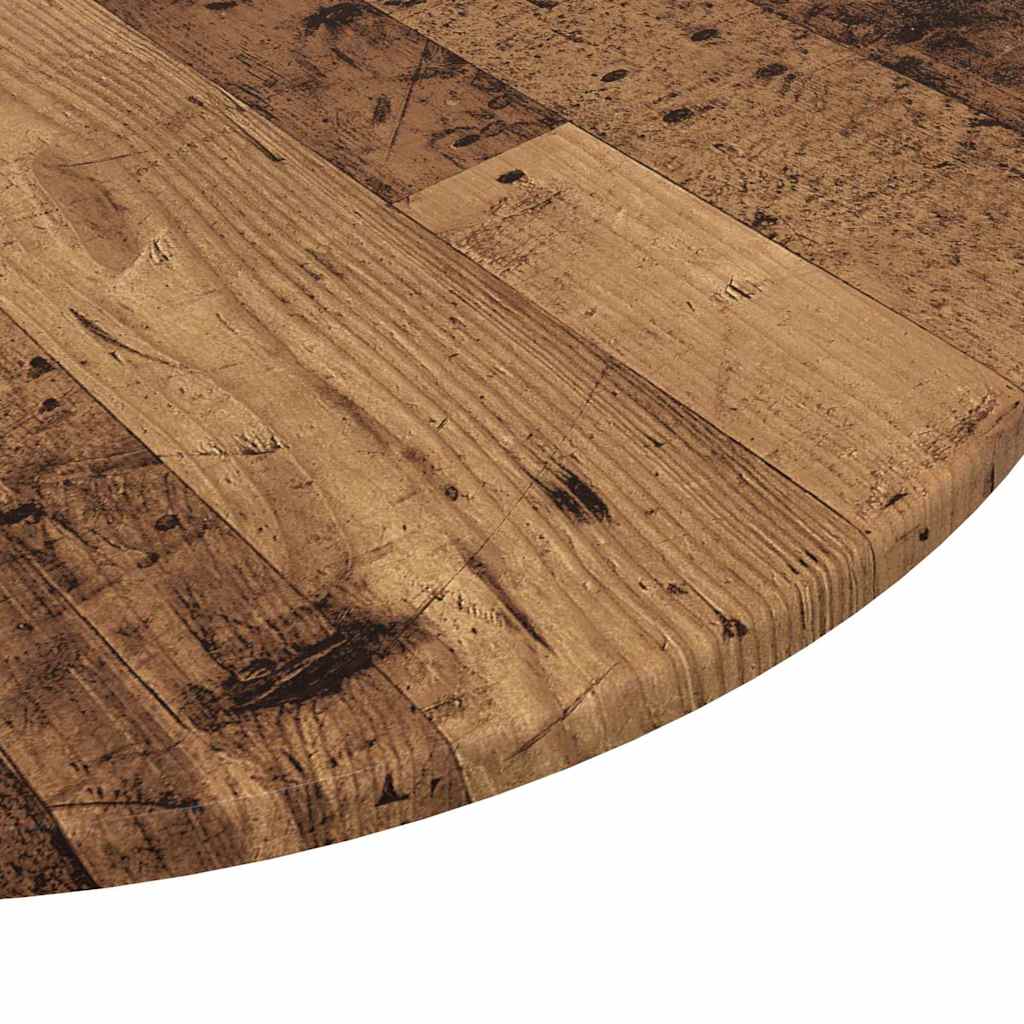 Gornji dio stola Staro drvo Ø 60 x 1,5 cm Konstruirano drvo