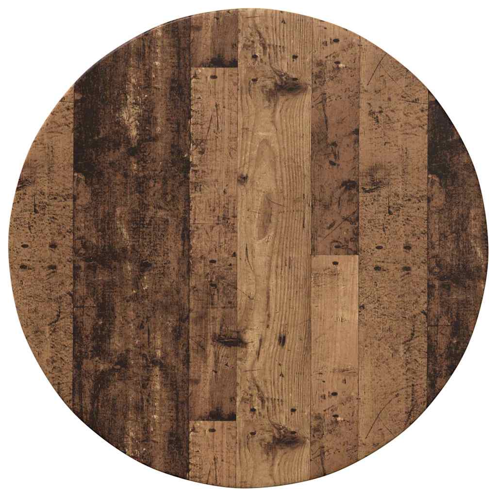 Gornji dio stola Staro drvo Ø 60 x 1,5 cm Konstruirano drvo