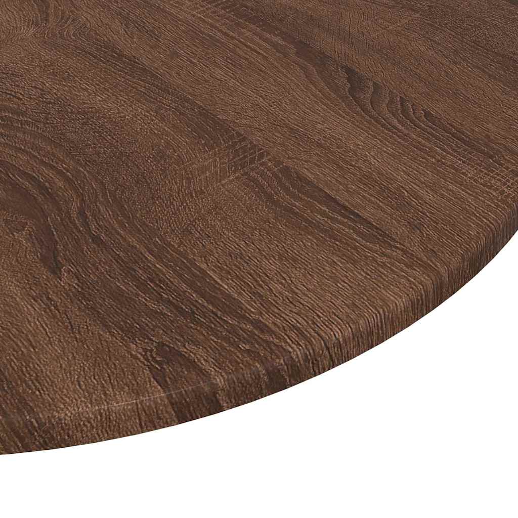 Gornji dio stola Smeđi hrast Ø 70 x 1,5 cm Konstruirano drvo