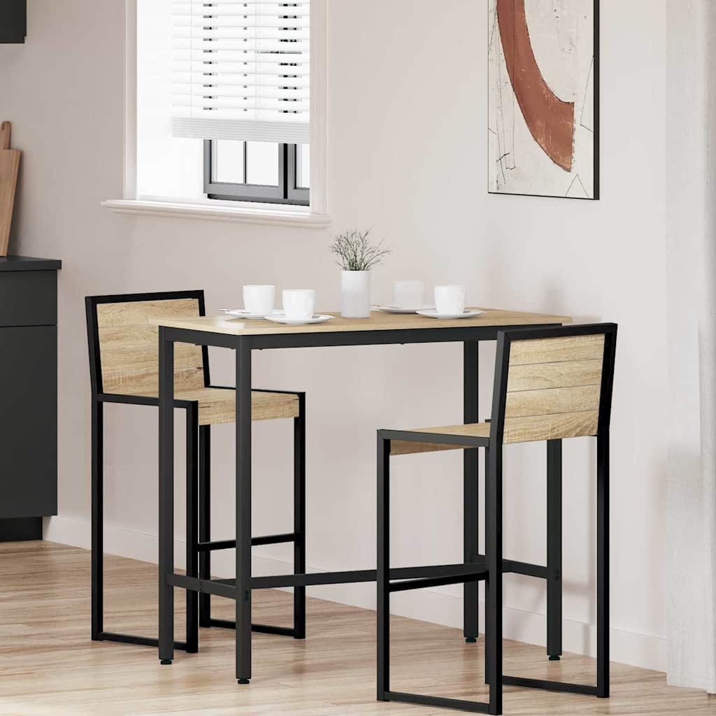 stol Sonoma hrast 100 x 50 x 90,5 cm Inženjerska drva i čelik