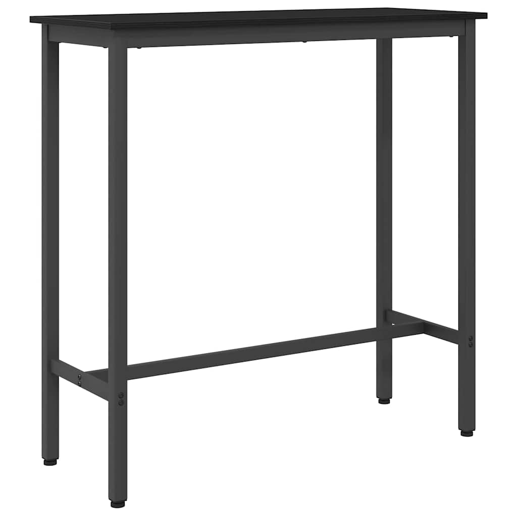stol Crni hrast 100 x 40 x 100,5 cm Inženjerska drva i čelik