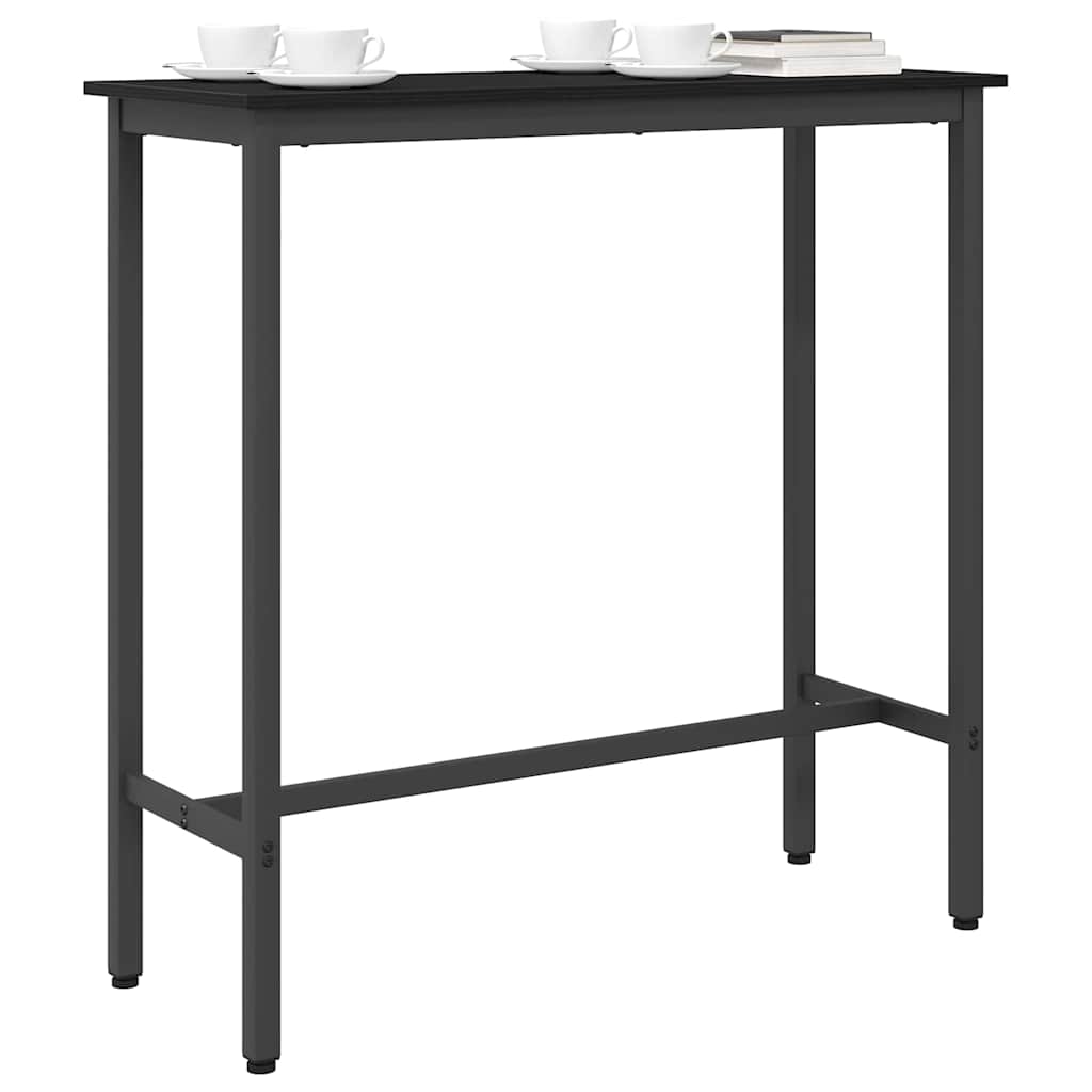 stol Crni hrast 100 x 40 x 100,5 cm Inženjerska drva i čelik