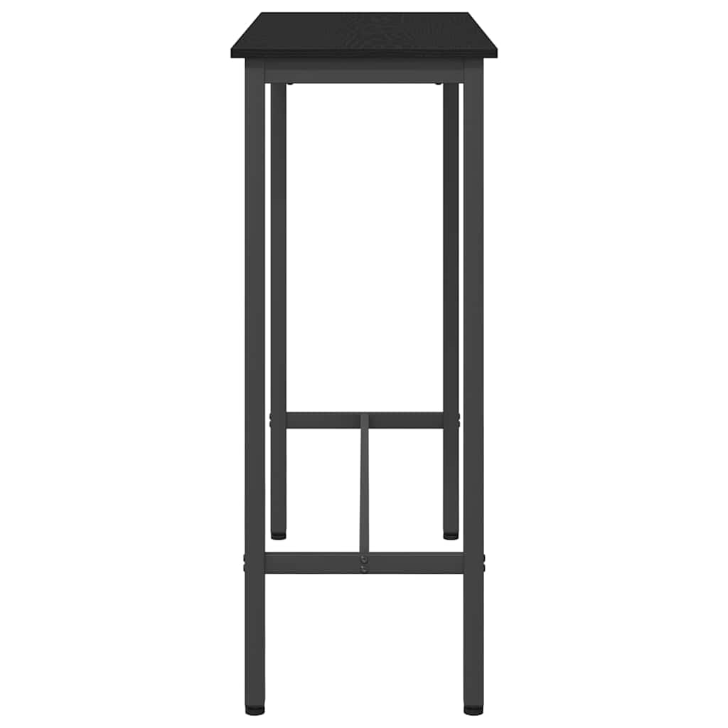 stol Crni hrast 100 x 40 x 100,5 cm Inženjerska drva i čelik