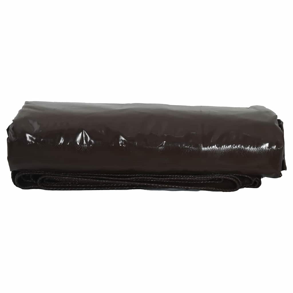 Cerada 650g / m² Smeđa 5 x 7 m Platno s PVC premazom