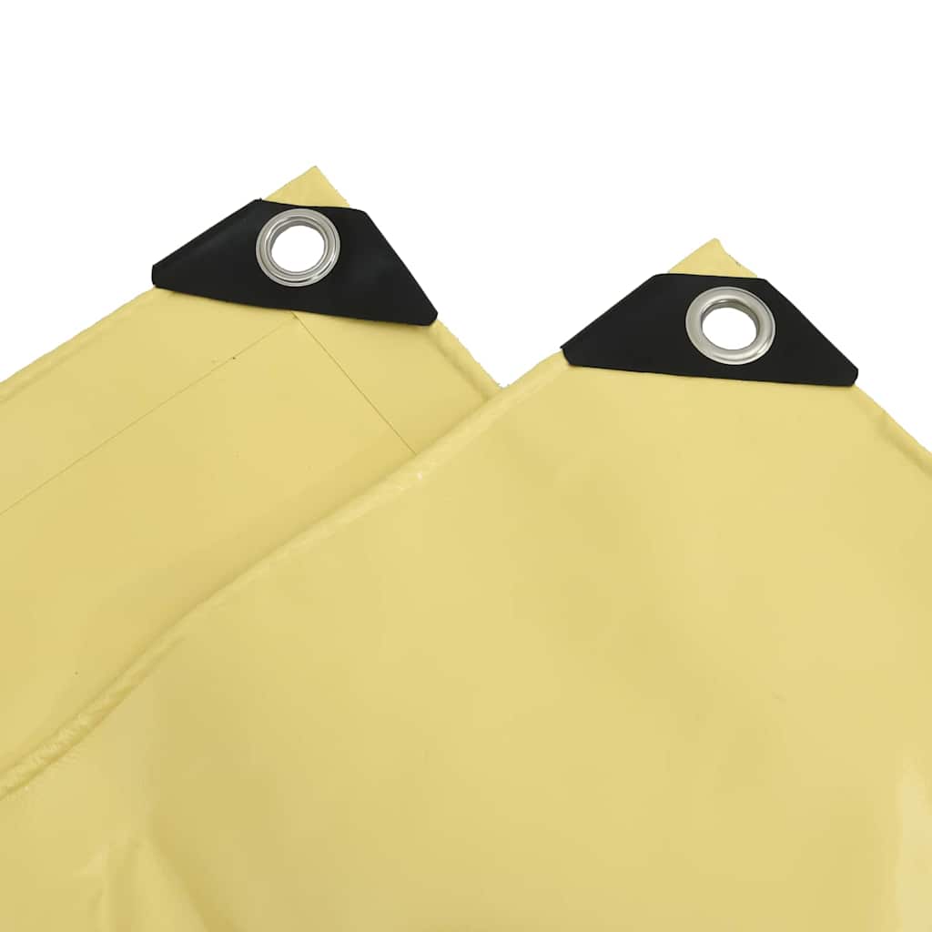 Cerada 650g / m² Bež 3 x 5 m Platno s PVC premazom