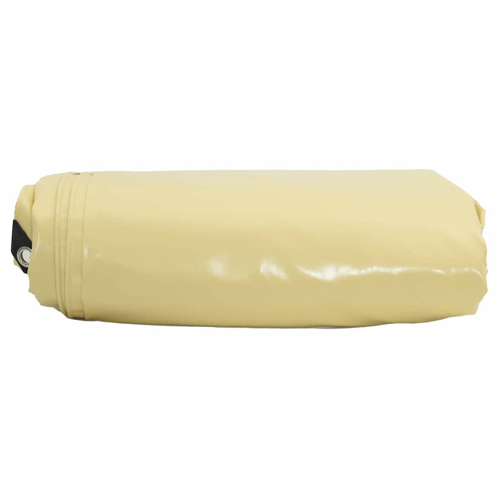 Cerada 650g / m² Bež 3 x 5 m Platno s PVC premazom