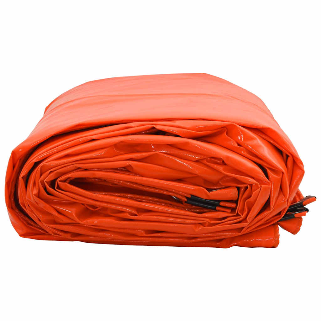 Cerada 650g / m² Narančasta 4 x 5 m Platno s PVC premazom