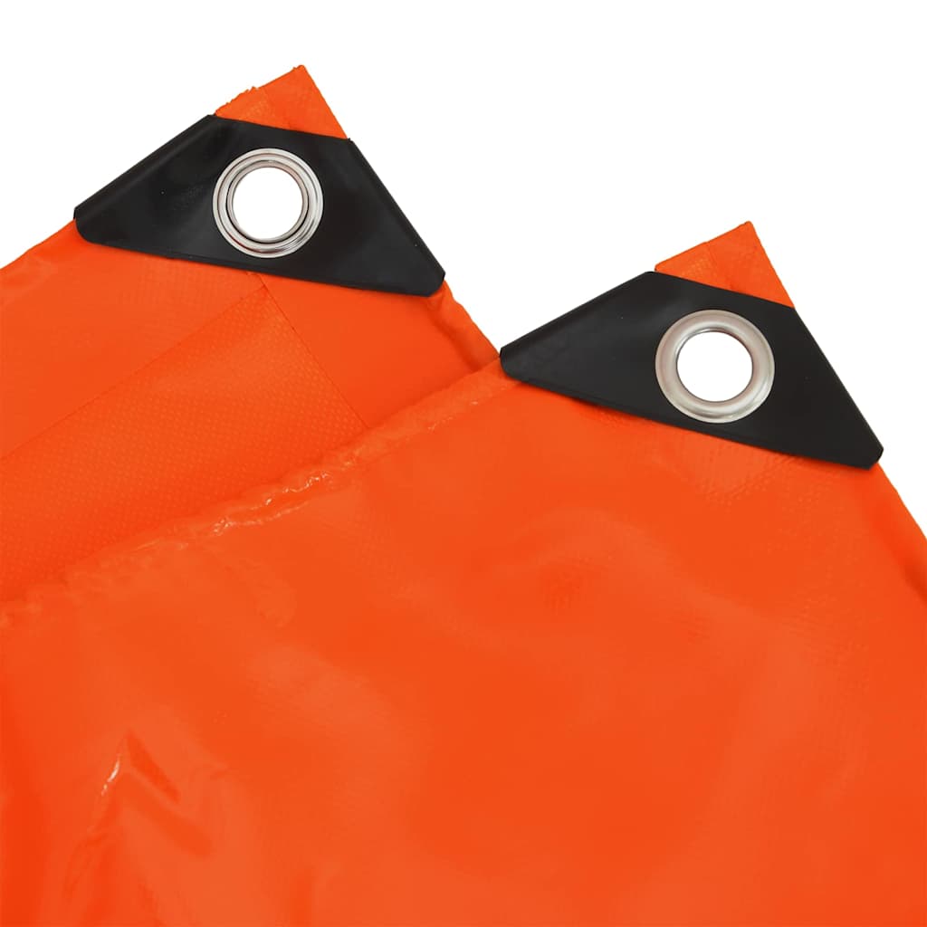 Cerada 650g / m² Narančasta 2,5 x 4,5 m Platno s PVC premazom