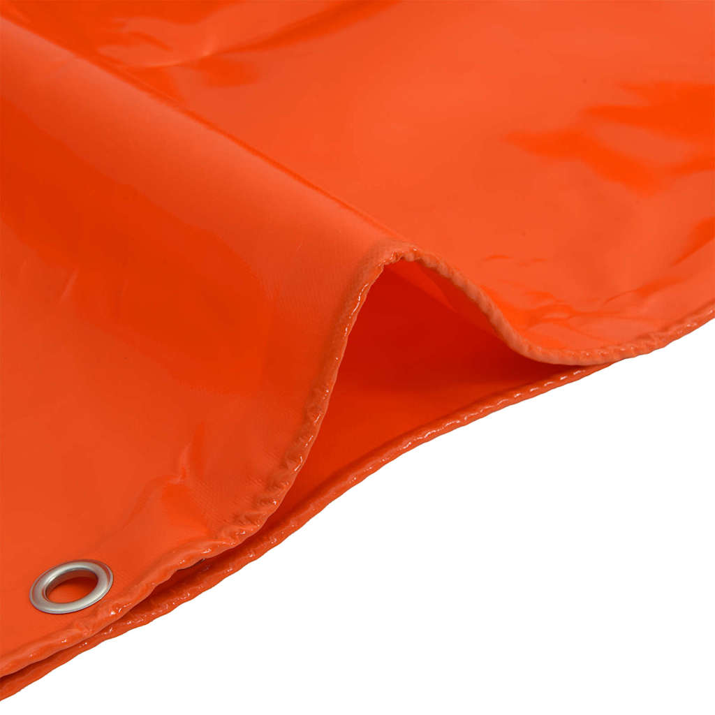 Cerada 650g / m² Narančasta 5 x 8 m Platno s PVC premazom