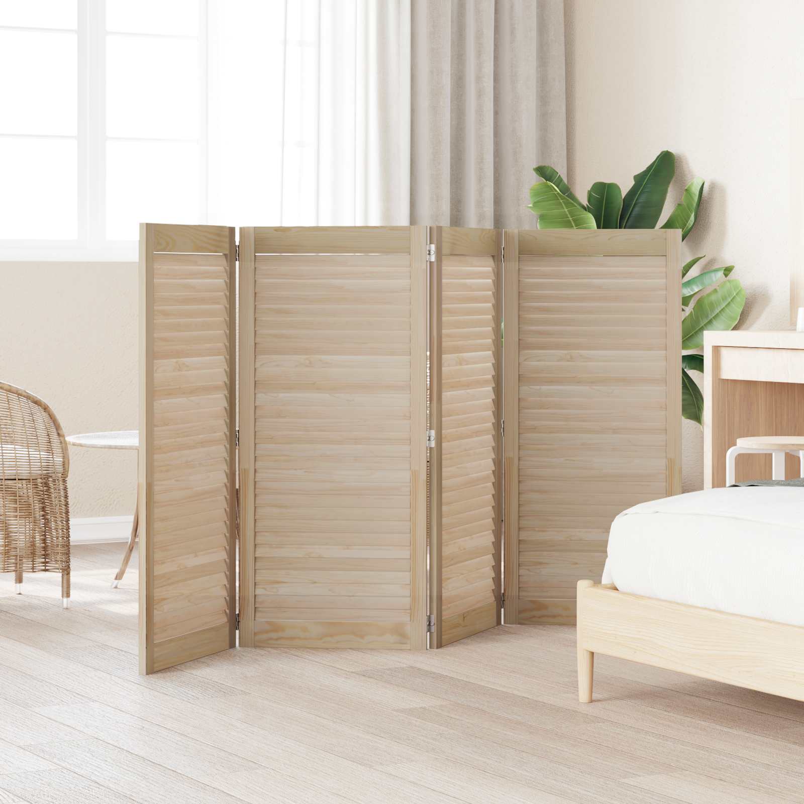 Ormarna vrata s vratima 4 pcs Prirodna 49,5 x 2,1 x 110 cm