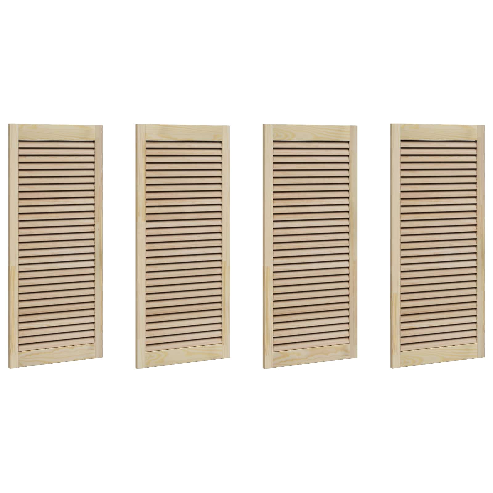 Ormarna vrata s vratima 4 pcs Prirodna 49,5 x 2,1 x 110 cm