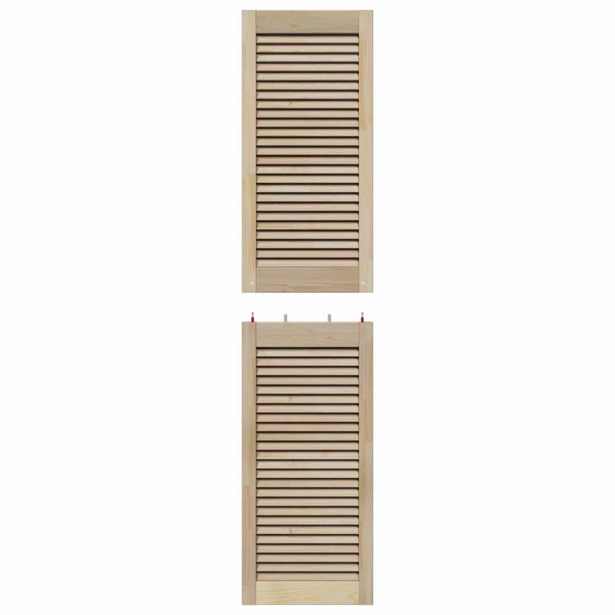 Ormarna vrata s vratima 4 pcs Prirodna 170 x 2,1 x 39,5 cm