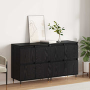 Ormarić za pohranu 2 pcs Crni hrast 60 x 35 x 70 cm